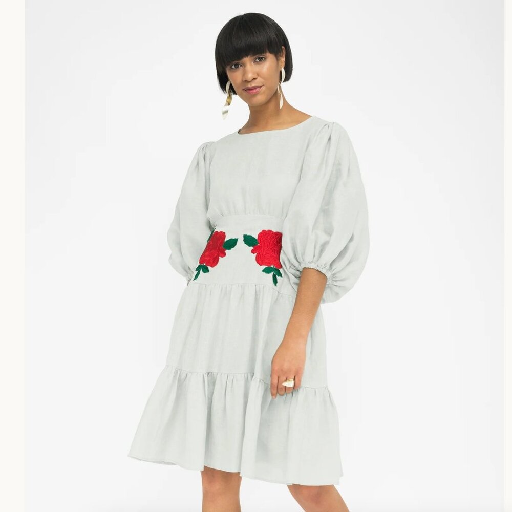 Fanm Mon Salida Dress – White – NWT